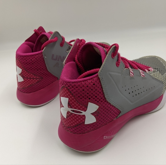 UNDER ARMOUR Torch Fade High Top Basketball Shoes Sz 8 - Picture 9 of 16